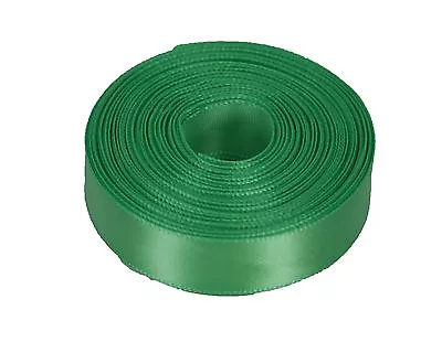 10 Yards Rolled Up 5/8  SINGLE FACE SATIN Ribbon 100% Polyester Choose Color  • $2.51
