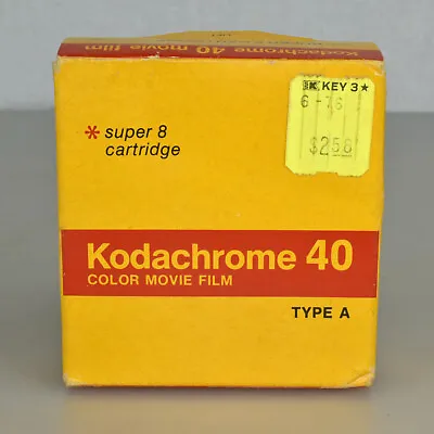 VTG NOS Kodak Kodachrome 40 Color Super 8 Film Cartridge KA464 Type A Exp 1977 • £14.41