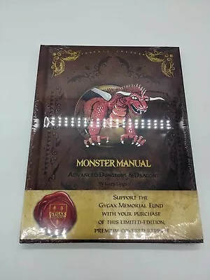 1st Edition Monster Manual Premium Hardcover Brand New In Shrink! • $109.04