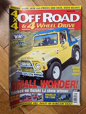 Off Road And 4 Wheel Drive Magazine September 1999 • £6.99