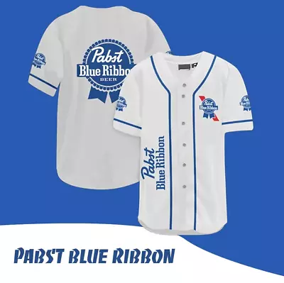 Pabst Blue Ribbon Jersey Shirt - Jersey Baseball • $25.99