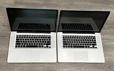 *Lot Of 2* Apple MacBook Pro 2008 A1286 15  No HDD *FOR PARTS / REPAIR ONLY* • $100