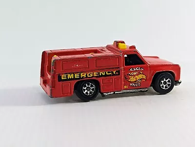 Vintage Hot Wheels 1974 Rescue Vehicle-Emergency Unit 51 First Aid Fire Truck • $4.50