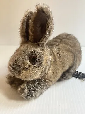 Ditz Designs Hen Bunny Rabbit 9  Plush Brown Stuffed Animal Realistic Toy Plush • $19