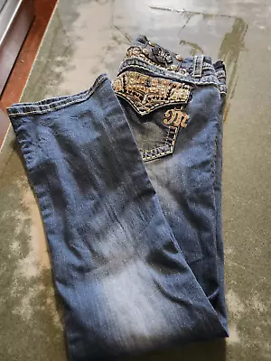 Miss Me Blingy Pocket Bootcut Jeans Sz 30x31 • $42
