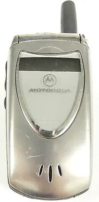 Motorola V Series V60 I (T) / V60i(T) - Silver ( AT&T ) Rare TDMA Flip Phone • $25.49