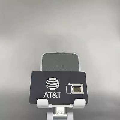 AT&T SIM Card - 5G 4G- 3 In 1 Triple Cut - Standard Micro And Nano - New Unused • $5.49