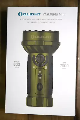 New Sealed! Olight Marauder Mini OD Green Flashlight 7000 Lumen W/ RGB LEDs • $500