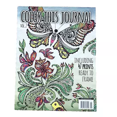 New Color This Journal Adult Coloring Book Volume 2 Topix Media Lab 2016 NF PB • $7.99
