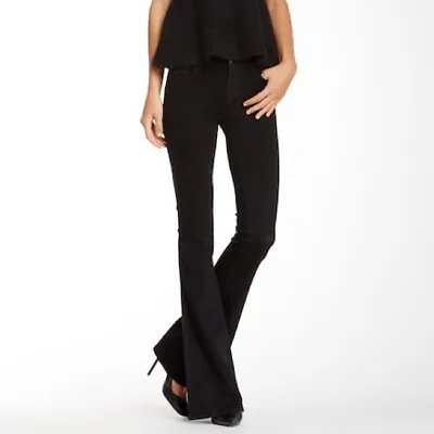 J Brand Martini Shadow Black Flare Jeans Women Size 25 • $79