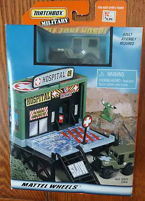 1998 Mattel Matchbox Military Battle Zone Hospital NIB • $20