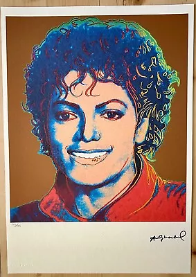 Andy Warhol (After)  Michael Jackson  Limited Edition Off Set Lithograph • $124.99