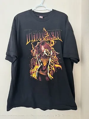 Dark Phoenix Black Marvel Mad Engine X-Men - Men’s Rare XXL Size Excellent T • $125