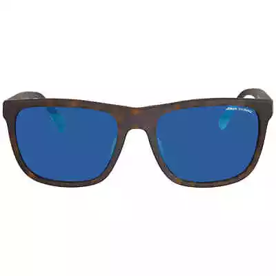 Armani Exchange Blue Mirror Blue Square Men's Sunglasses AX4080SF 802980 57 • $34.99