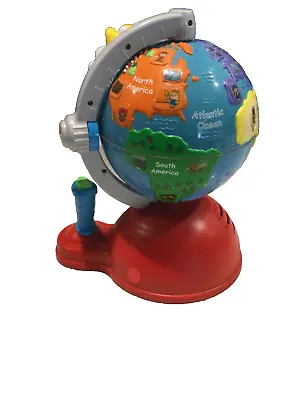 Vtech Fly And Learn Globe Interactive Educational Talking Toy Atlas - Tested • $19.95