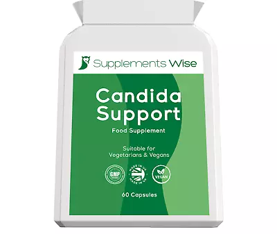 Candida Support Capsules (60) Yeast Thrush & Bacterial Vaginosis BV Relief • £14.95