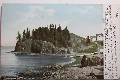 Maine ME Rockland Owls Head Postcard Old Vintage Card View Standard Souvenir PC • $0.50
