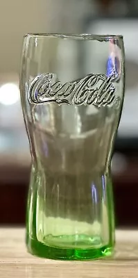 Coca Cola Light Green Tint Drinking Glass 6  Coke Vintage • $12.60