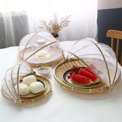 £19.14 • Buy Kitchen Accessories Bamboo Basket Racks Basket Kitchen Storage Woven Basket