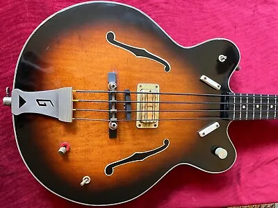 1964 Gretsch 6070 Country Gentleman Bass Guitar Sunburst • $2600