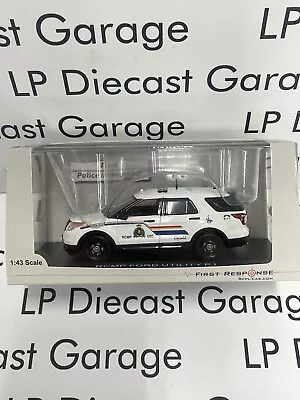 FIRST RESPONSE Ford Explorer Police Utility RCMP Canada 1:43 Diecast NEW • $39.99