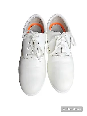 DINKLES Glide Marching Band Shoes Men's 10.5 / Women's 12.5 White Oxford Lace Up • $15.99