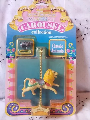 MIP Vintage Matchbox Carousel Topaz Lion Collection Classic Animals 1989 Rare • $300