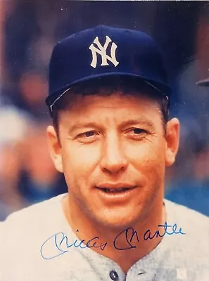 MICKEY MANTLE HOF Signed Autograph Auto 8x10 Photo Yankees MLB • $249