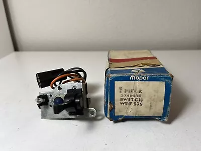 OEM Mopar 3746854 Rear Defrost Switch 1975-1977 Plymouth Fury Dodge Monaco NOS • $32.99