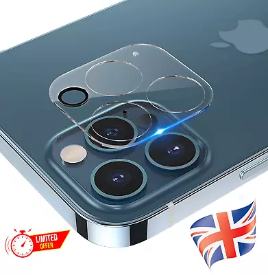 Camera Lens Protector For IPhone 15 14 13 Pro Max 12 11 9H Tempered Glass Cover • £1.65