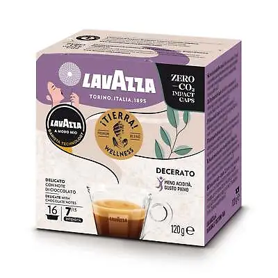 FLASH SALE! 96 Lavazza A Modo Mio Tierra Wellness Coffee Capsules - BBD 07/24 • £27.99