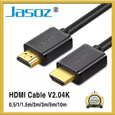 Premium HDMI Cable V2.0 Ultra HD 4K 1080p High Speed Braided Ethernet HEC ARC • $9.51