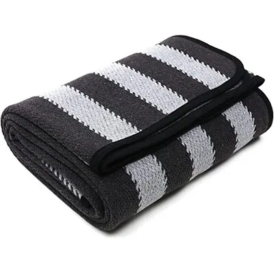Merino Wool Blend Camp Blanket Warm Thick Washable Large Outdoor Camping • $45.99