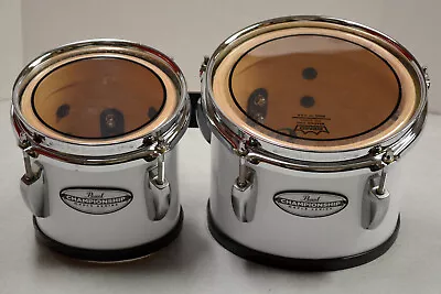 Pearl 6  & 8  Championship Series Marching Style Tom Drums-#33 Pure White Finish • $198