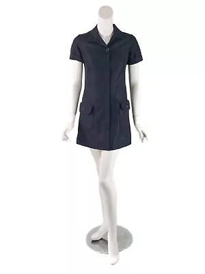 Vintage 60's Waitress Uniform Black Minidress - Sm Med • $60