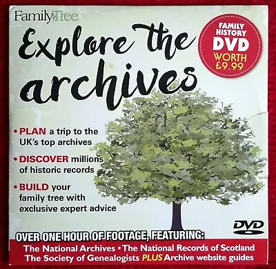 Family Tree Explore The Archive Family History DVD • £6.99