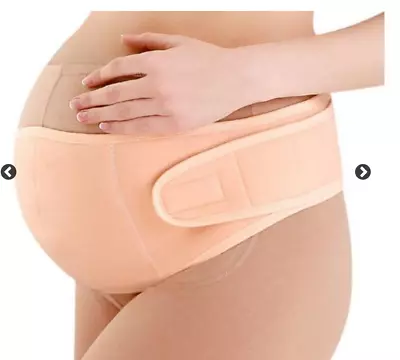 £9.99 • Buy UK Maternity Pregnancy Belt Lumbar Back Support Waist Band Belly Bump Brace