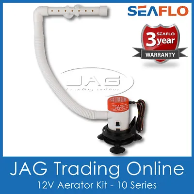 $53.02 • Buy 12v Seaflo Portable Aerator Kit 10 Ser-bilge Pump Esky/bait Tank/boat Water Well