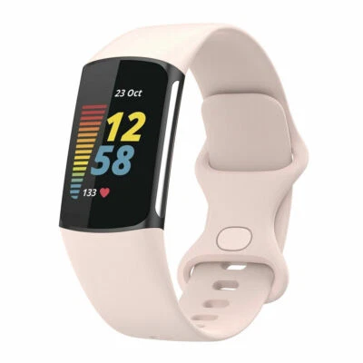 $5.99 • Buy Fitbit Charge 3/4/5 Watch Band Strap Replacement Wristband Soft Silicon Bracelet