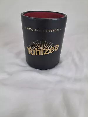 1997 Milton Bradley Yahtzee Deluxe Edition Game Replacement Felt Lined Dice Cup • $11.97