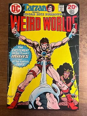 Weird Worlds 7 DC Comics Tarzan John Carter 1973 • $3