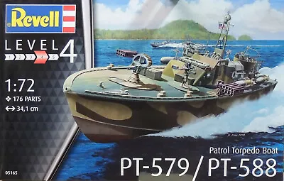 $32.99 • Buy Wwii Us Navy Pt579 Patrol Torpedo Boat Revell Of Germany 1:72 Plastic Model Kit