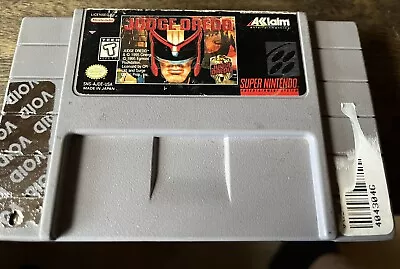 Judge Dredd (Super Nintendo SNES 1995) Cartridge Only FAIR Tested Working • $4.99