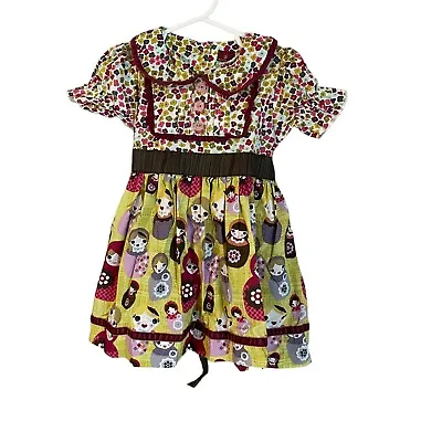 Matilda Jane Character Counts Dress Size 2 Dress Russian Nesting Dolls • $14.99