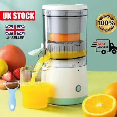 Electric Juice Presser Juicer Blender Squeezer Lemon Fruit Portable Machine USB • £14.35