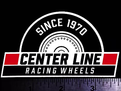 CENTER LINE Racing Wheels - Since 1970 - Original Vintage Racing Decal/Sticker • $6.50