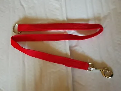 Dog Lead With Floating Ring - 1 Metre To 2 Metres  25mm Cushion Web Trigger Hook • £3.50