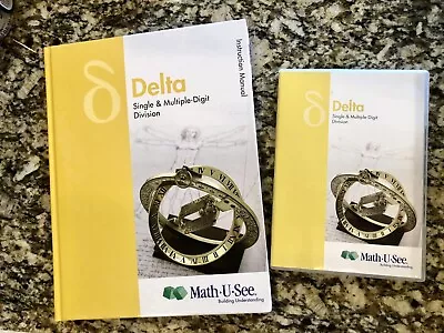 Homeschool Math-U-See Textbook And Instructional DVD Delta • $45