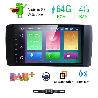 9  Android 9.0 Car Radio No DVD GPS Stereo 64GB For Mercedes Benz ML-W164 GL-X16 • $225.99