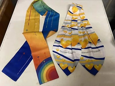 Thomas Cook Uniform Female Cabin Crew Neck Scarfs With Rarer Pride Version • £24.99